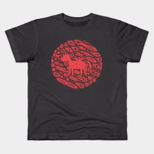 Red pegasus Kids T-Shirt